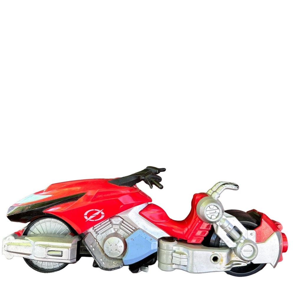 Power Rangers Operation Overdrive Red‎ Helio Cycle Motorcycle Bandai 2006